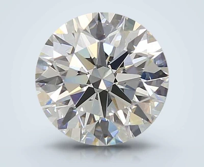 3.06ct E VVS2 Rare Carat Ideal Cut Round Lab Grown Diamond