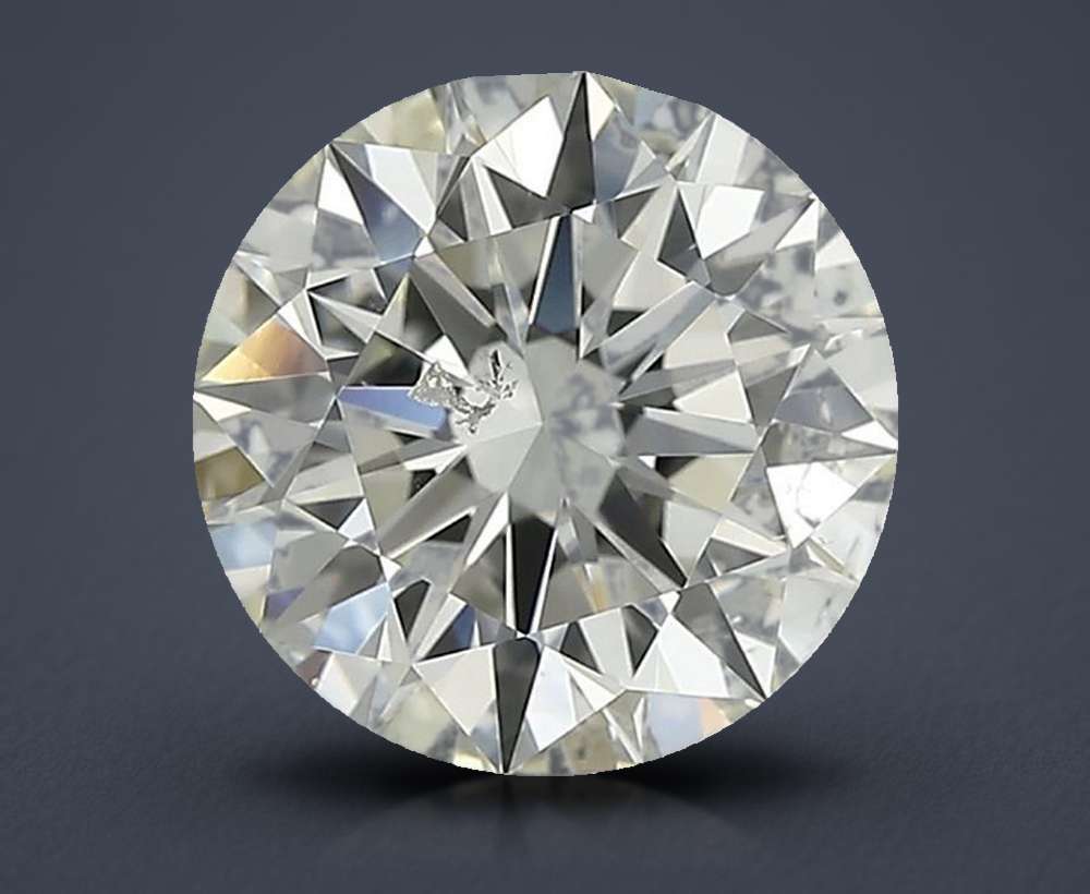 1.80ct K SI2 Rare Carat Ideal Cut Round Diamond