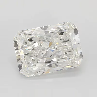 6.02ct F VVS2 Rare Carat Ideal Cut Radiant Lab Grown Diamond