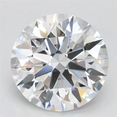 3.76ct D IF Rare Carat Ideal Cut Round Lab Grown Diamond