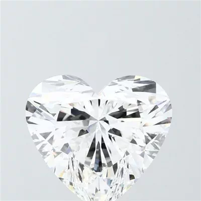 6.09ct E VVS2 Excellent Cut Heart Lab Grown Diamond