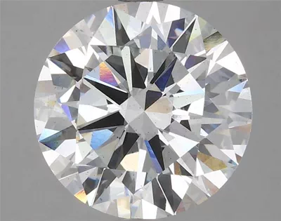 3.84ct H VS2 Excellent Cut Round Lab Grown Diamond