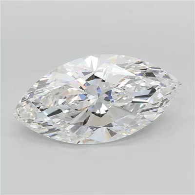 5.01ct F VS2 Rare Carat Ideal Cut Marquise Lab Grown Diamond