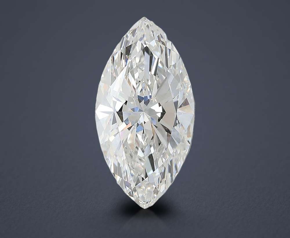 5.01ct F VS2 Rare Carat Ideal Cut Marquise Lab Grown Diamond