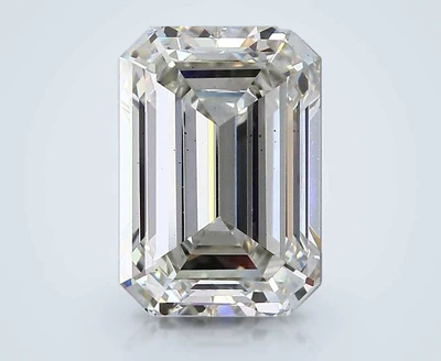 3.66ct I VS1 Rare Carat Ideal Cut Emerald Lab Grown Diamond