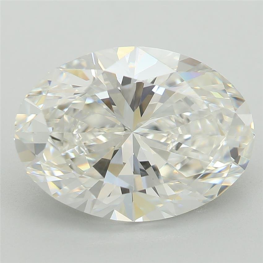 3.08ct E VVS2 Rare Carat Ideal Cut Oval Lab Grown Diamond