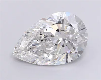 5.26ct E SI1 Rare Carat Ideal Cut Pear Lab Grown Diamond