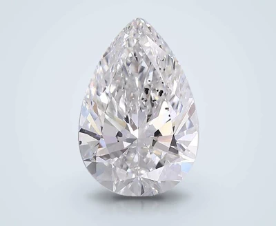 5.26ct E SI1 Rare Carat Ideal Cut Pear Lab Grown Diamond