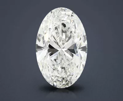 13.07ct G VVS2 Rare Carat Ideal Cut Oval Lab Grown Diamond
