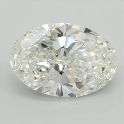 14.72ct F VVS2 Very Good Cut Oval Lab Grown Diamond