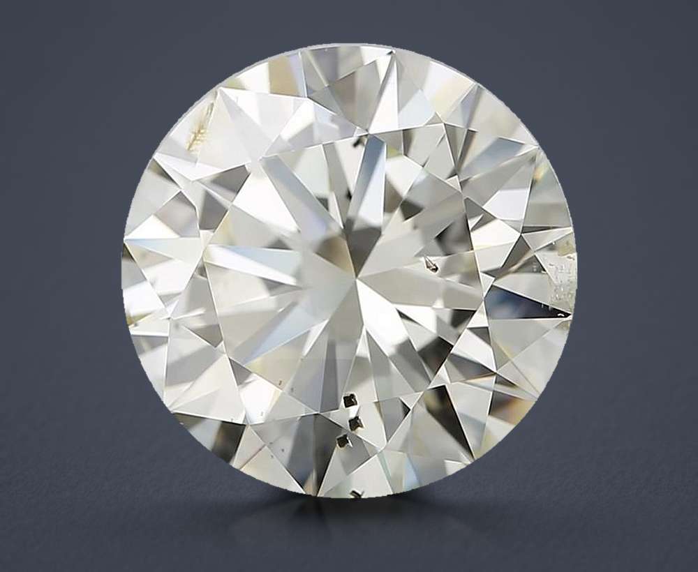 3.00ct K SI2 Excellent Cut Round Diamond