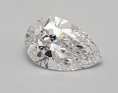 0.87ct D VVS1 Rare Carat Ideal Cut Pear Lab Grown Diamond