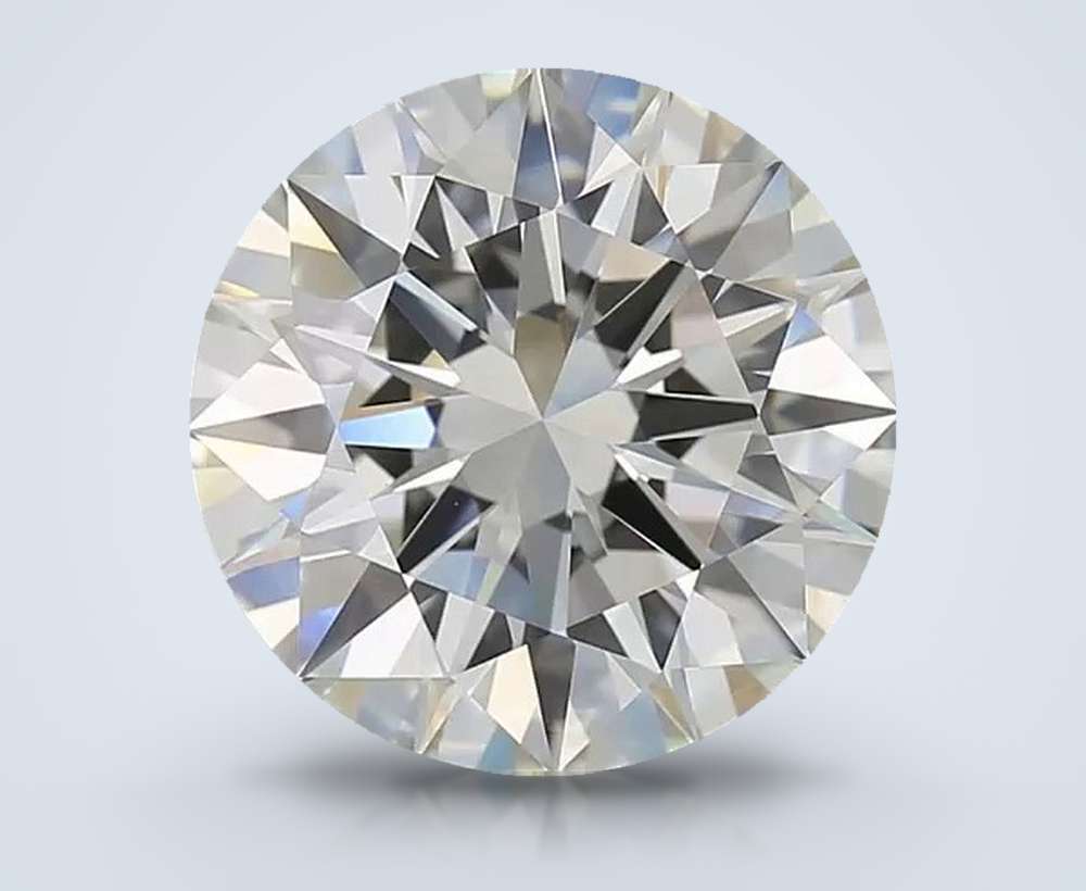 5.03ct I VS1 Rare Carat Ideal Cut Round Diamond