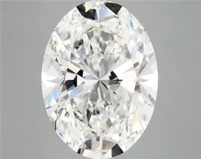 10.02ct F VVS2 Rare Carat Ideal Cut Oval Lab Grown Diamond