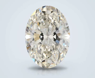 4.08ct H VS2 Rare Carat Ideal Cut Oval Lab Grown Diamond