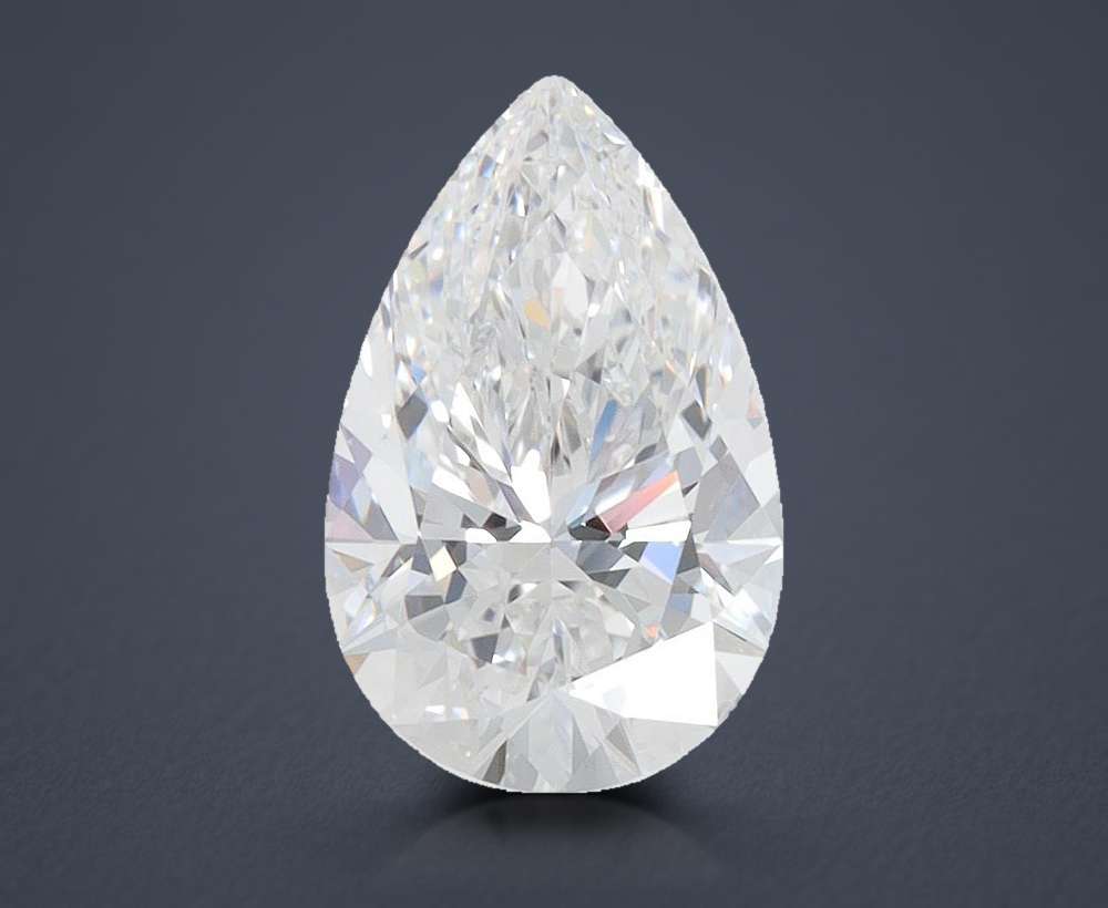 2.26ct D VVS2 Rare Carat Ideal Cut Pear Lab Grown Diamond