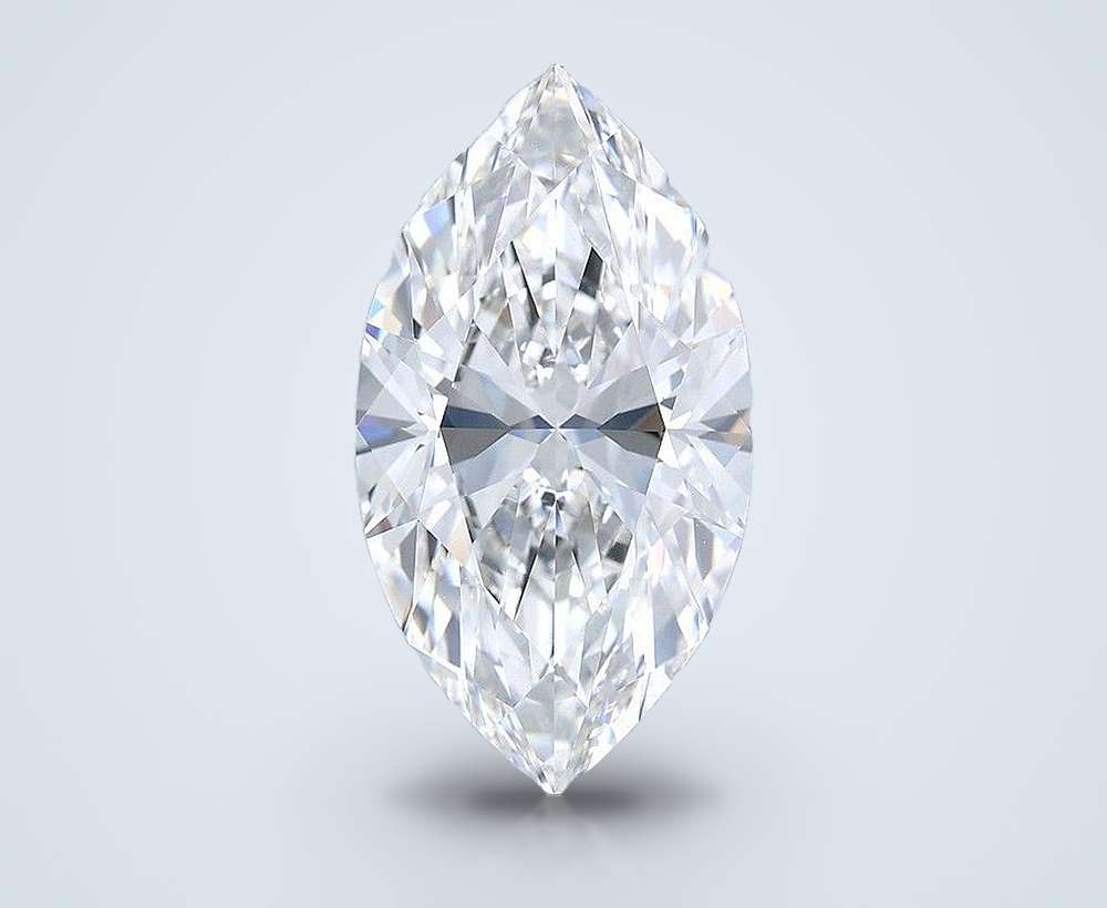 8.01ct E VVS2 Rare Carat Ideal Cut Marquise Lab Grown Diamond
