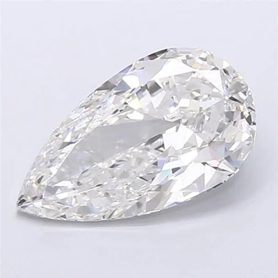 5.03ct F VS1 Rare Carat Ideal Cut Pear Lab Grown Diamond