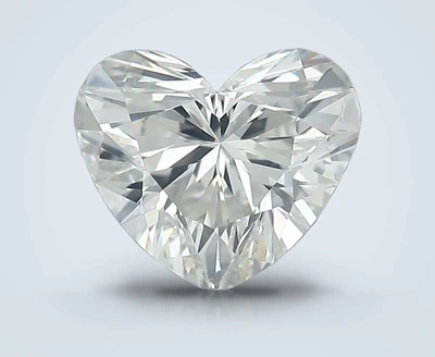 0.64ct H SI1 Rare Carat Ideal Cut Heart Diamond