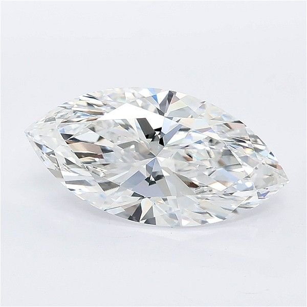 3.05ct E VVS2 Rare Carat Ideal Cut Marquise Lab Grown Diamond