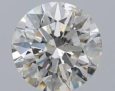 2.70ct I SI2 Rare Carat Ideal Cut Round Diamond