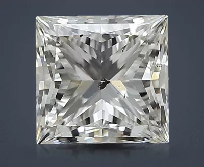 3.03ct J SI2 Rare Carat Ideal Cut Princess Diamond
