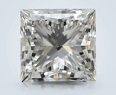 3.03ct J SI2 Rare Carat Ideal Cut Princess Diamond