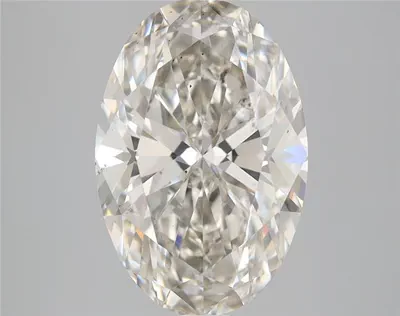 3.16ct H VS2 Rare Carat Ideal Cut Oval Lab Grown Diamond