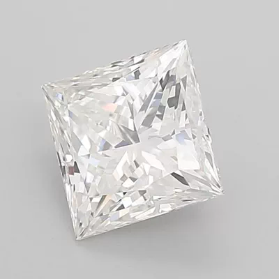 5.07ct G VVS2 Rare Carat Ideal Cut Princess Lab Grown Diamond