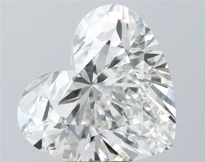 8.01ct F VVS2 Rare Carat Ideal Cut Heart Lab Grown Diamond