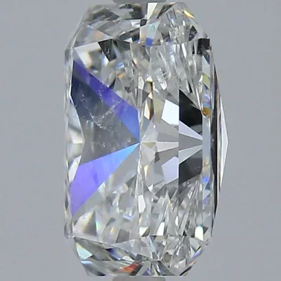3.21ct F SI2 Rare Carat Ideal Cut Radiant Diamond