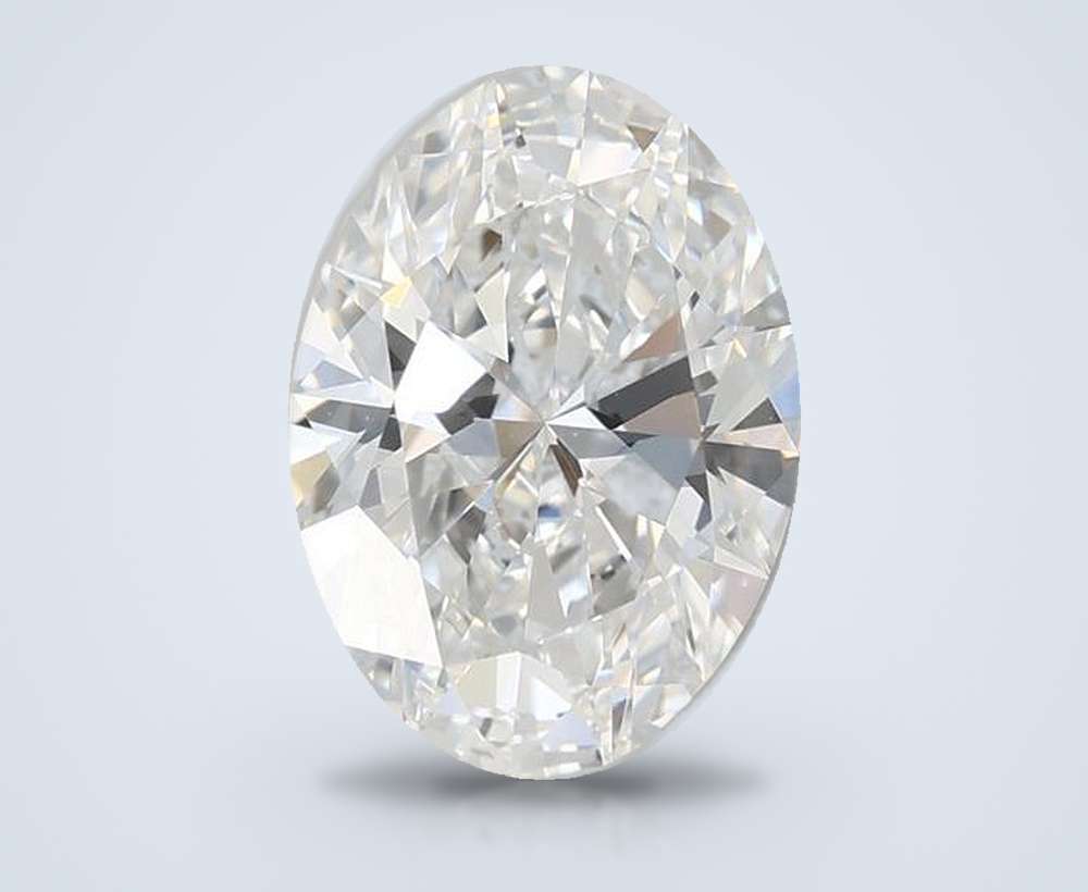 1.51ct D VVS2 Rare Carat Ideal Cut Oval Lab Grown Diamond