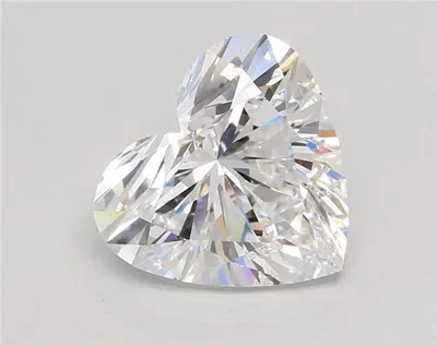 4.05ct D VVS2 Rare Carat Ideal Cut Heart Lab Grown Diamond