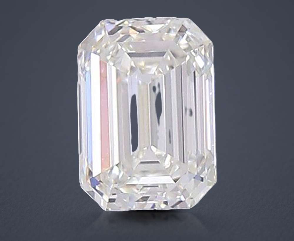 1.92ct I VVS2 Rare Carat Ideal Cut Emerald Lab Grown Diamond