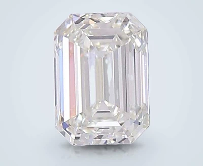 1.92ct I VVS2 Rare Carat Ideal Cut Emerald Lab Grown Diamond