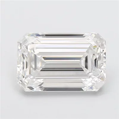 7.03ct E VS2 Rare Carat Ideal Cut Emerald Lab Grown Diamond