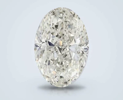 6.02ct K SI1 Rare Carat Ideal Cut Oval Diamond