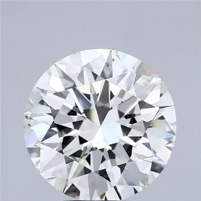 4.01ct K SI1 Excellent Cut Round Diamond