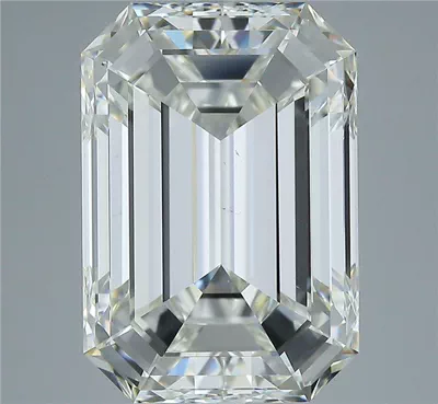 10.09ct I VS2 Rare Carat Ideal Cut Emerald Diamond