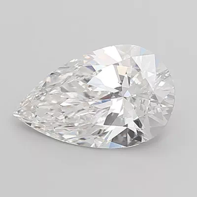 4.08ct E VVS2 Rare Carat Ideal Cut Pear Lab Grown Diamond