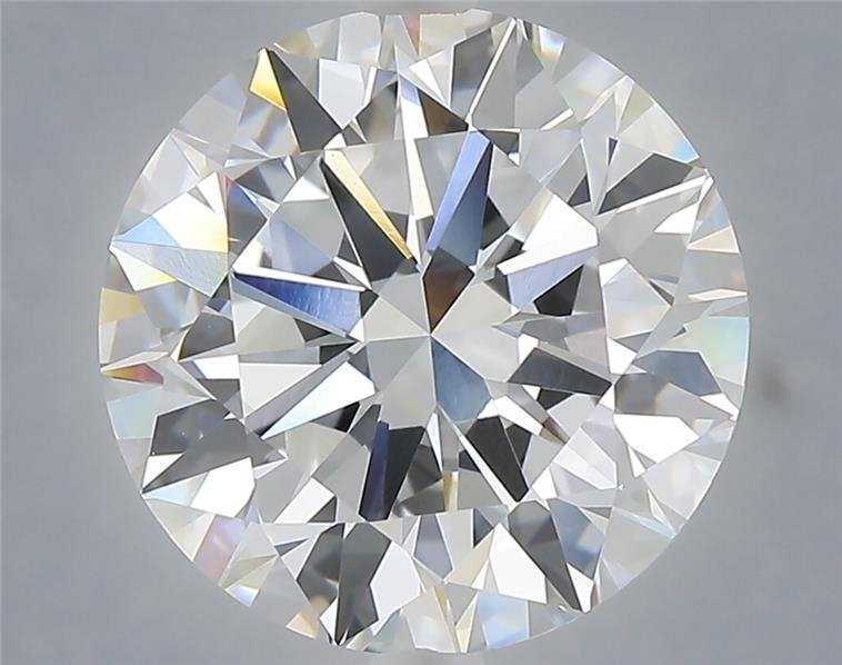 6.04ct E VVS1 Excellent Cut Round Lab Grown Diamond