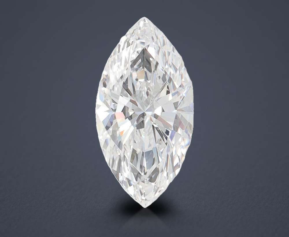 1.58ct E VVS2 Rare Carat Ideal Cut Marquise Lab Grown Diamond