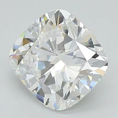 1.51ct D VVS2 Rare Carat Ideal Cut Cushion Lab Grown Diamond
