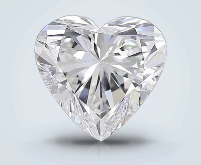 5.05ct F VS1 Very Good Cut Heart Lab Grown Diamond