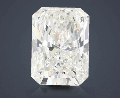 4.06ct F VVS2 Rare Carat Ideal Cut Radiant Lab Grown Diamond