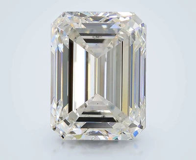 8.03ct G VS2 Rare Carat Ideal Cut Emerald Lab Grown Diamond
