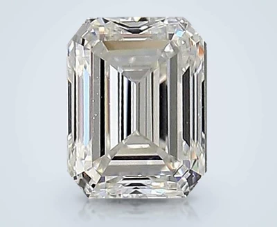 0.80ct H VVS1 Rare Carat Ideal Cut Emerald Diamond