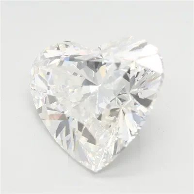 5.09ct F VVS2 Rare Carat Ideal Cut Heart Lab Grown Diamond