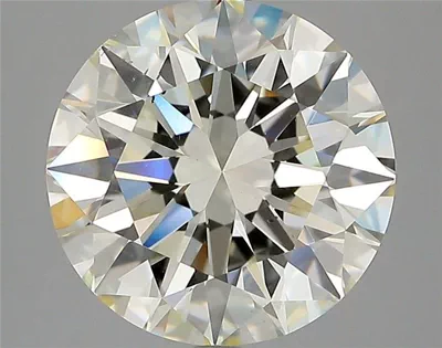 4.25ct K SI1 Rare Carat Ideal Cut Round Diamond