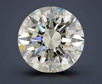 4.25ct K SI1 Rare Carat Ideal Cut Round Diamond